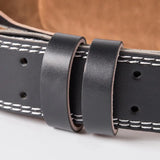 FITNESS WEIGHTLIFTING LEATHER BELT