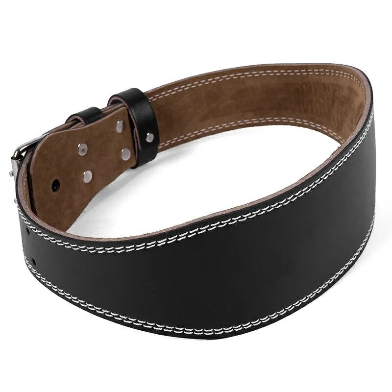 FITNESS WEIGHTLIFTING LEATHER BELT