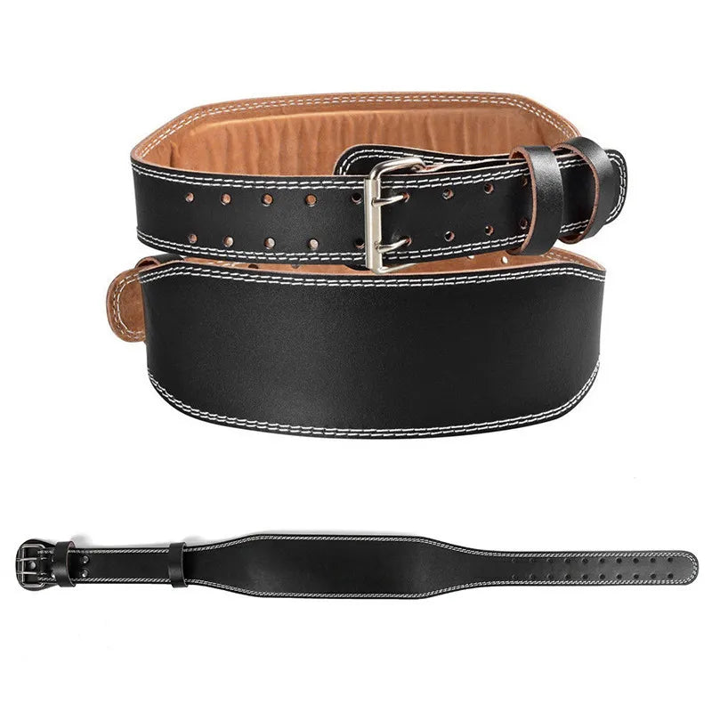 FITNESS WEIGHTLIFTING LEATHER BELT